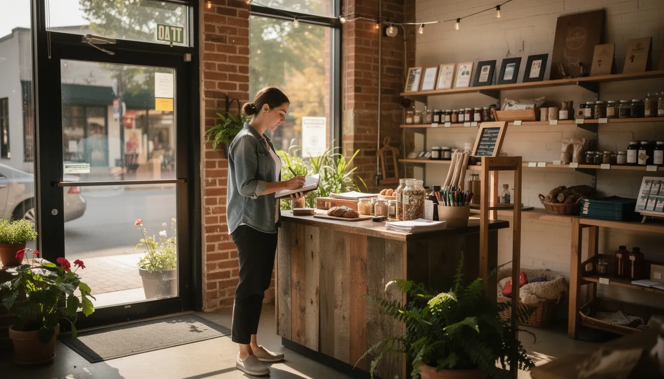 Pennsylvania small business owner in their shop