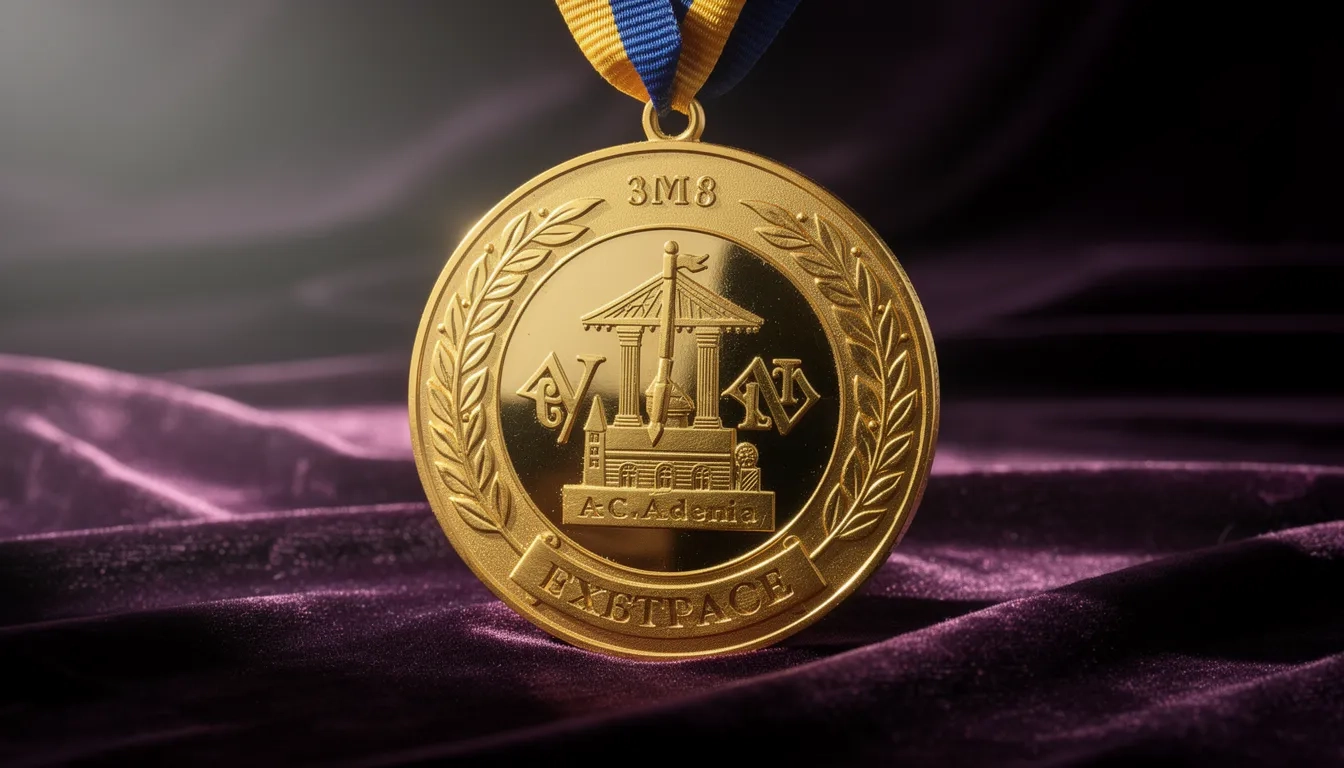 Gold award trophy symbolizing the Goldwater Scholarship prestige